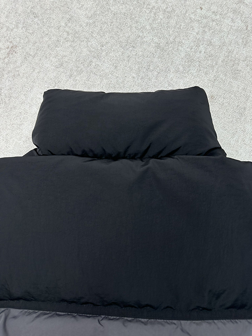 アレキサンダーワン レディース 無地 パッチワーク スタンドカラー ショートダウンジャケット