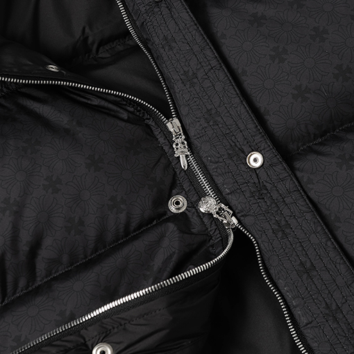 クロムハーツ 新作ダークパターンジャカードダウンジャケット