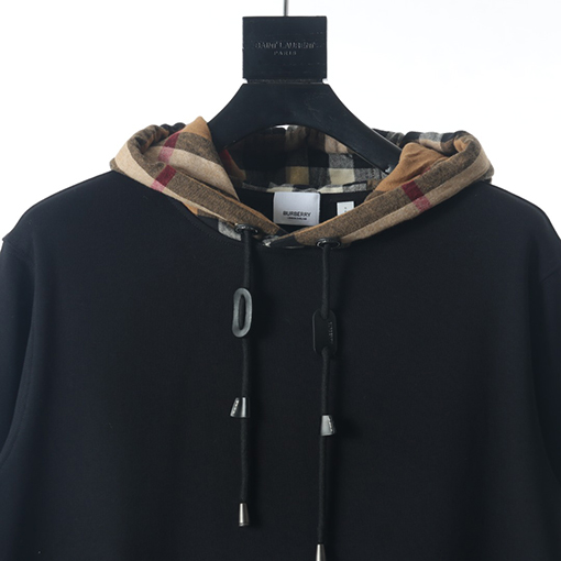 バーバリーコピー 高品質なパッチワークチェック柄パーカー