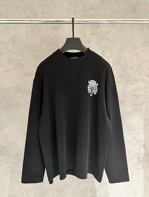 クロムハーツ 人気のヘビーウェイト長袖スウェットシャツ