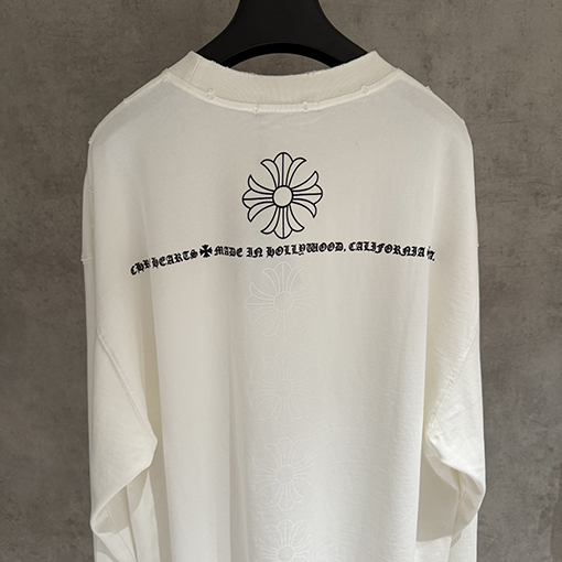 クロムハーツ 厚の長袖スウェットシャツ