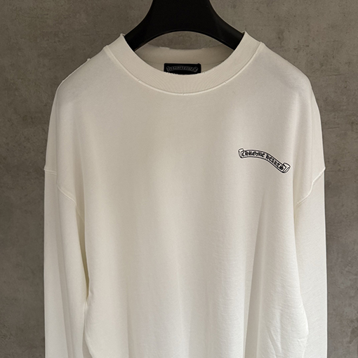 クロムハーツ 厚の長袖スウェットシャツ