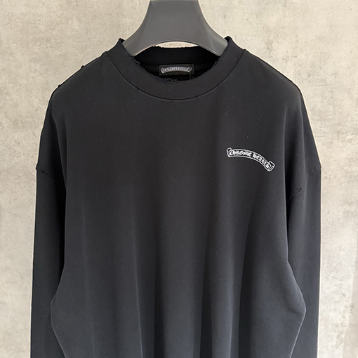 クロムハーツ 厚の長袖スウェットシャツ