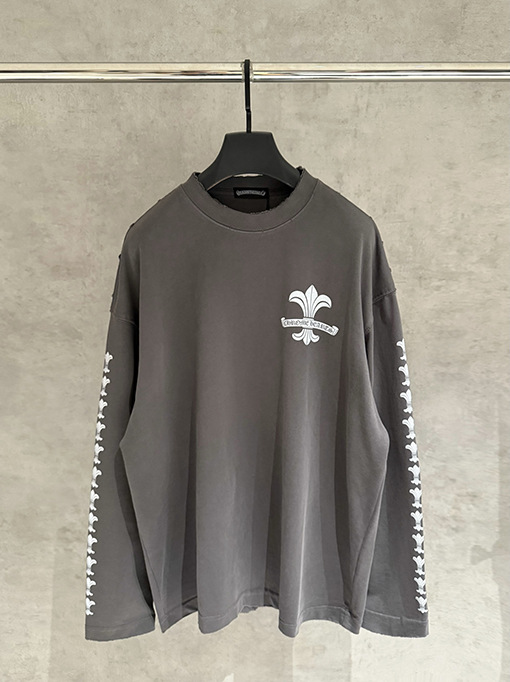 クロムハーツスーパーコピー トレンドのヘビーウェイト長袖スウェットシャツ