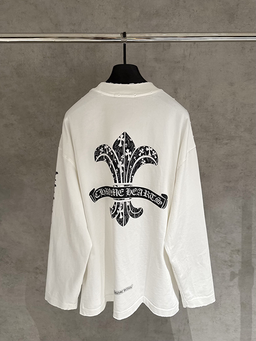 クロムハーツスーパーコピー トレンドのヘビーウェイト長袖スウェットシャツ