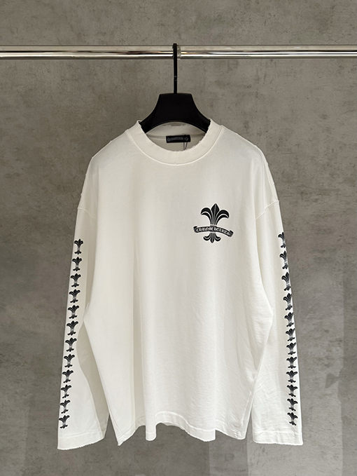 クロムハーツスーパーコピー トレンドのヘビーウェイト長袖スウェットシャツ