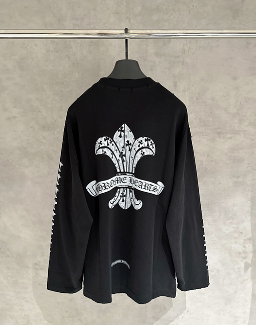 クロムハーツスーパーコピー トレンドのヘビーウェイト長袖スウェットシャツ