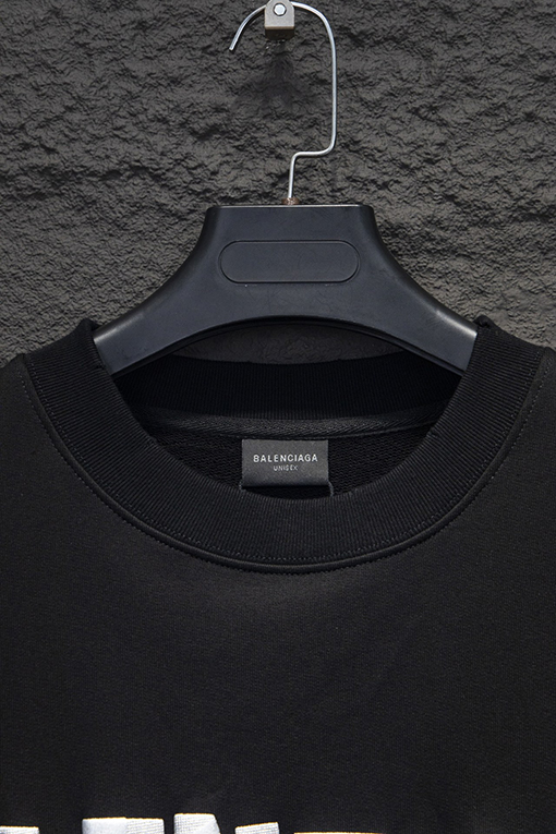 バレンシアガコピー Balenciaga テープオンクルーネックスウェットシャツ