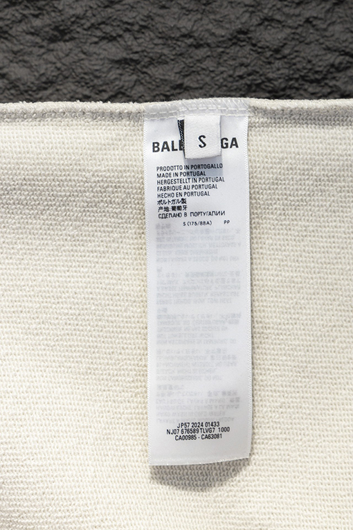 バレンシアガコピー Balenciaga テープオンクルーネックスウェットシャツ