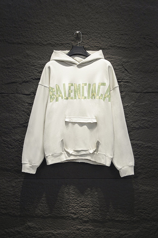 バレンシアガ Balenciaga 新しいテープフード付きスウェットシャツ