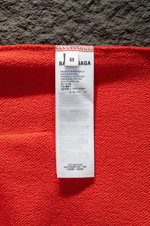 バレンシアガ Balenciaga 500g のヘビーウェイトスウェットシャツ