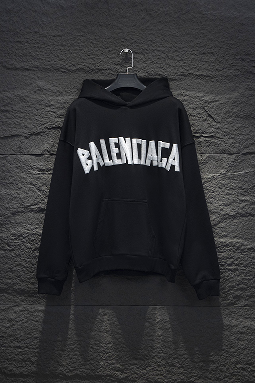 バレンシアガ Balenciaga ファッションテープフード付きスウェットシャツ