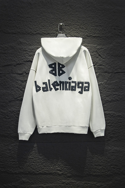 バレンシアガ Balenciaga ファッションテープフード付きスウェットシャツ