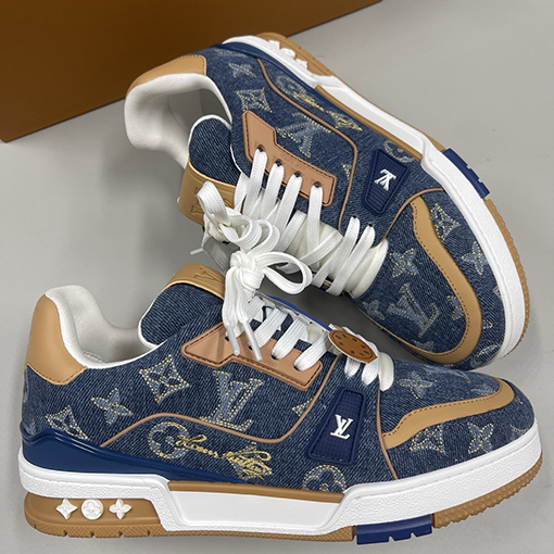 ルイヴィトン LV Trainer Sneaker 新しいカップルスニーカー