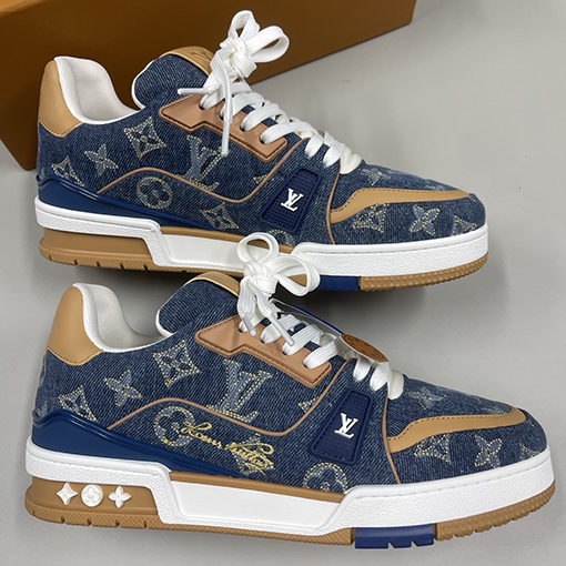 ルイヴィトン LV Trainer Sneaker 新しいカップルスニーカー