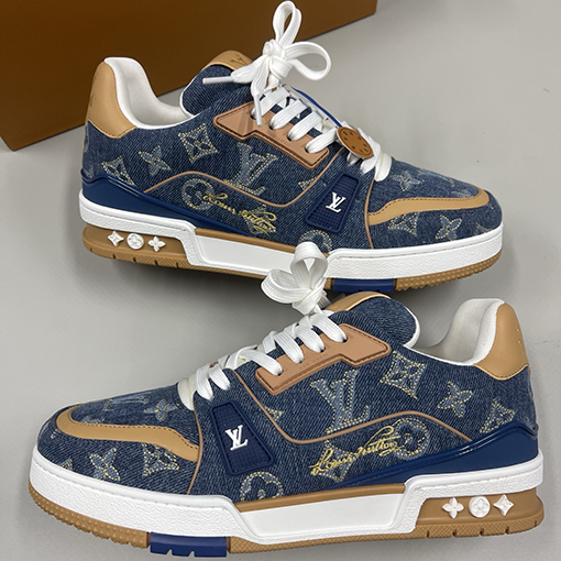 ルイヴィトン LV Trainer Sneaker 新しいカップルスニーカー