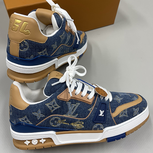 ルイヴィトン LV Trainer Sneaker 新しいカップルスニーカー