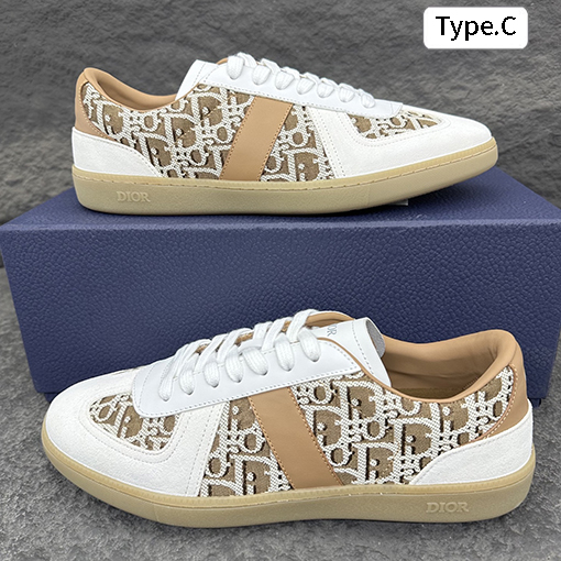 ディオール B01 Matchpoint コニャック/ホワイト ローカットスニーカー
