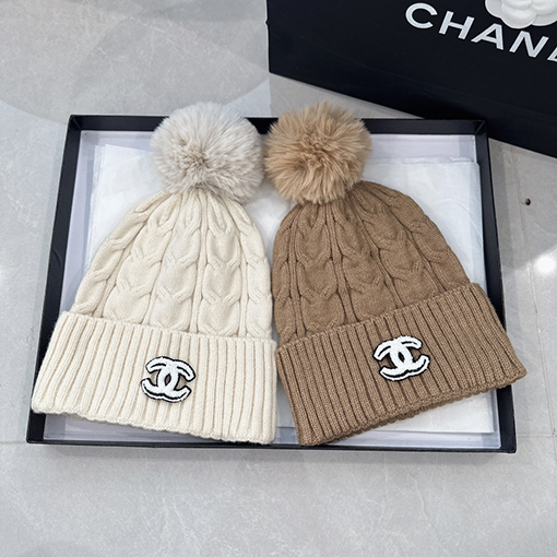 シャネルコピー ポンポンニット帽