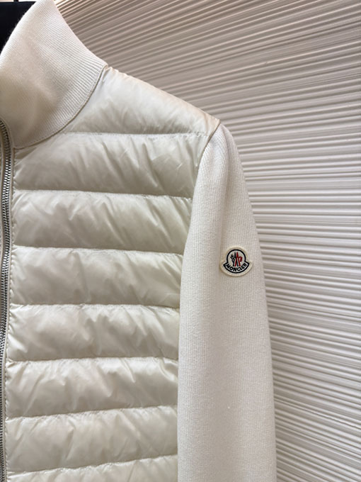 モンクレール 新モデルロゴパッチワークダウンジャケット