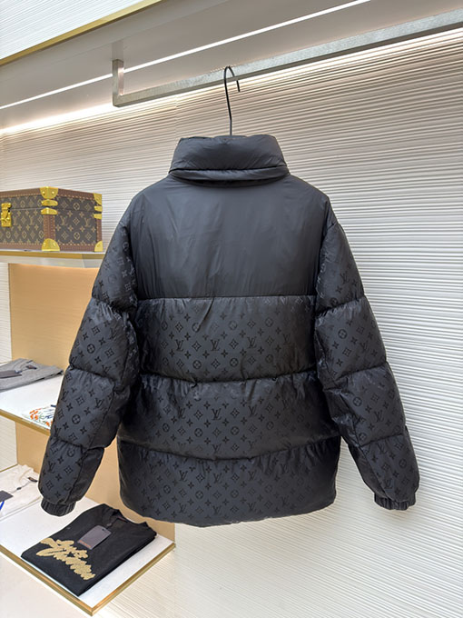 ルイヴィトンスーパーコピー パッチワークプリントダウンジャケット