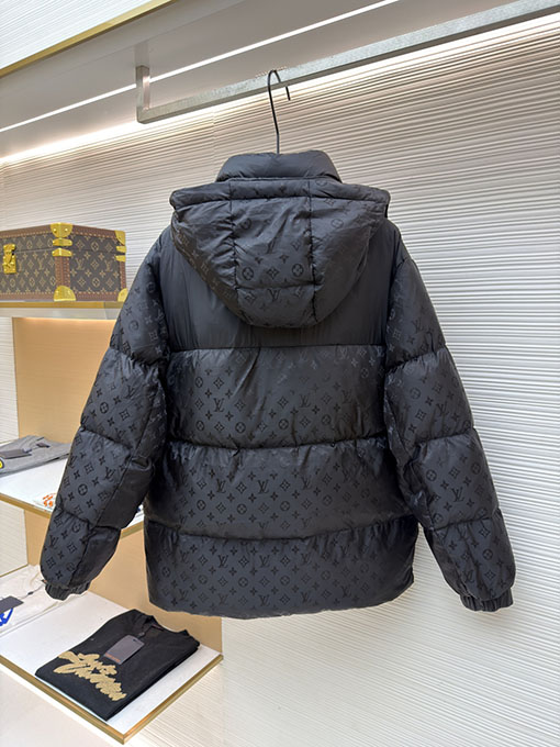ルイヴィトンスーパーコピー パッチワークプリントダウンジャケット