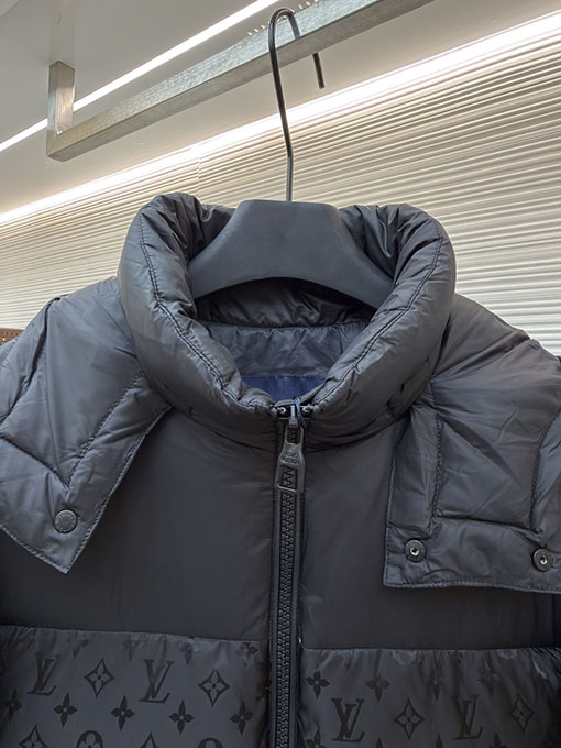 ルイヴィトンスーパーコピー パッチワークプリントダウンジャケット