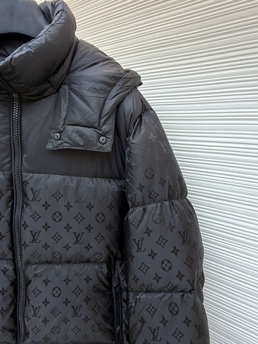 ルイヴィトンスーパーコピー パッチワークプリントダウンジャケット