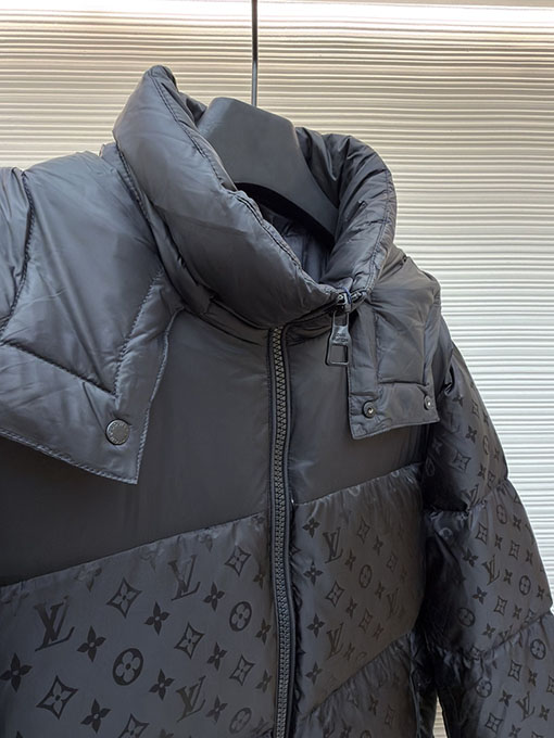 ルイヴィトンスーパーコピー パッチワークプリントダウンジャケット