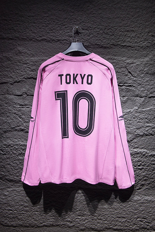 バレンシアガ Balenciaga 限定パッチワークジャージーロングスリーブシャツ