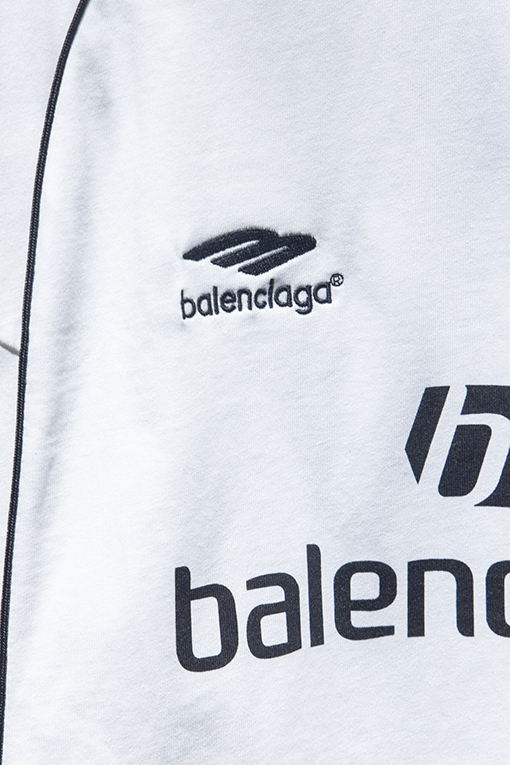 バレンシアガ Balenciaga 限定パッチワークジャージーロングスリーブシャツ