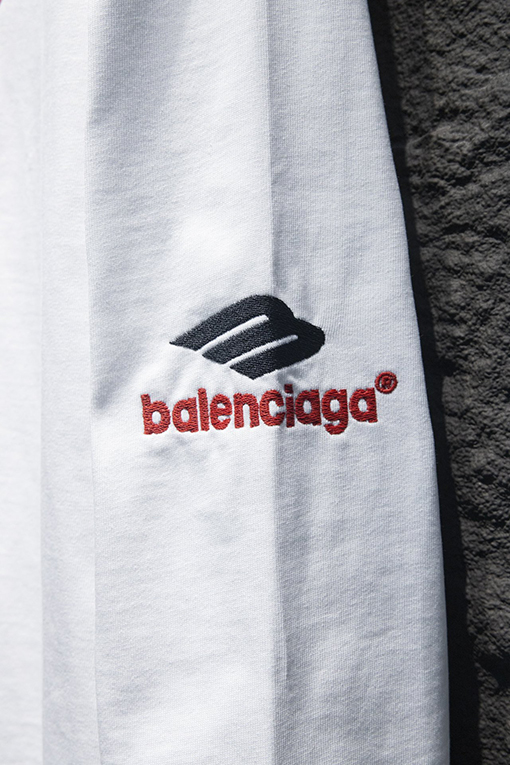 バレンシアガ Balenciaga 刺繍入り長袖シャツ