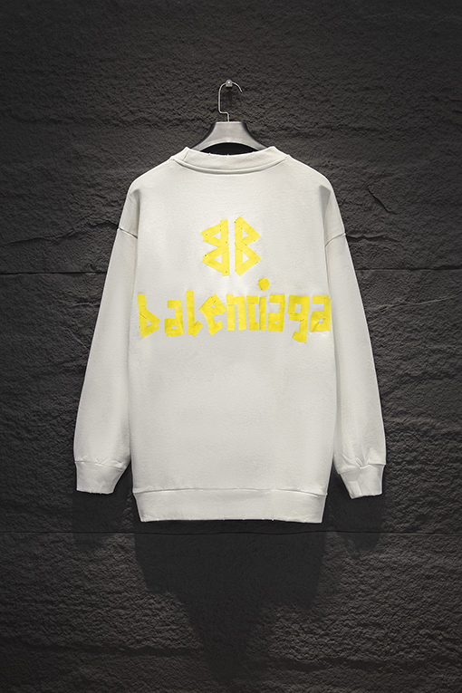 バレンシアガコピー Balenciaga テープオンクルーネックスウェットシャツ