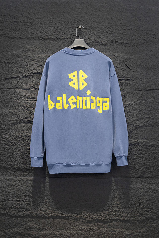 バレンシアガコピー Balenciaga テープオンクルーネックスウェットシャツ