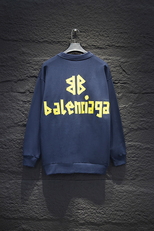 バレンシアガコピー Balenciaga テープオンクルーネックスウェットシャツ