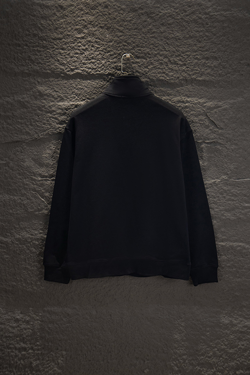 プラダスーパーコピー ハーフジップオープンチェストスウェットシャツ