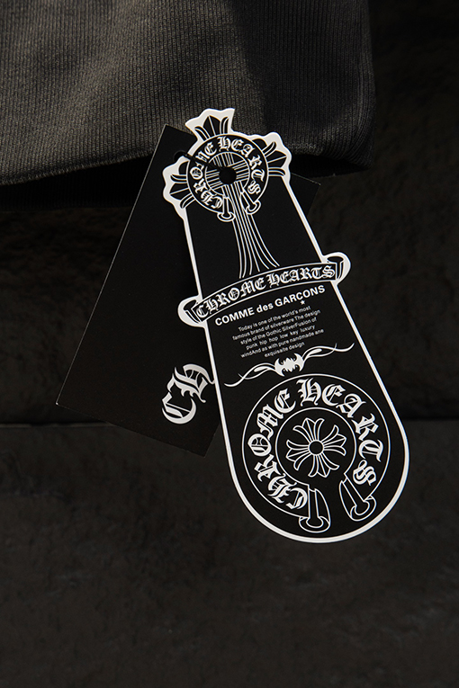 クロムハーツ 新しいダメージのカラーブロッククルーネックスウェットシャツ