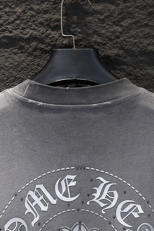 クロムハーツコピー 新モデルラインストーンシリコンカラーバーニングパーカー