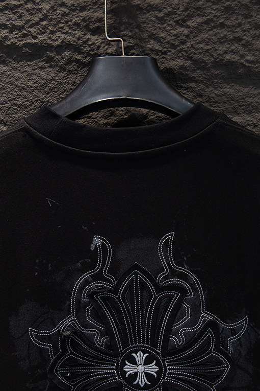 クロムハーツ 新しい刺繍アップリケプリントスウェットシャツ