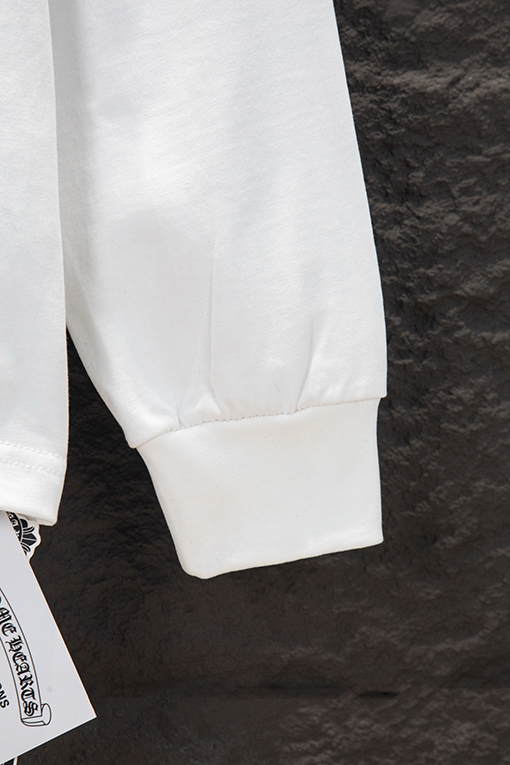 クロムハーツ 新作オーストリアラインストーンイレギュラーヘムシャツ