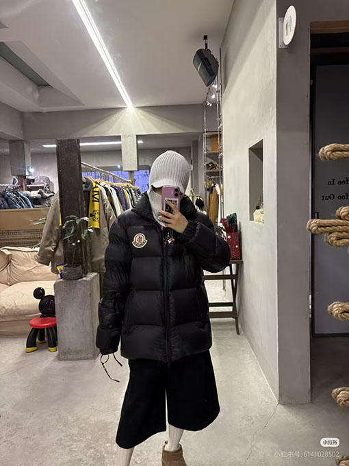 モンクレール Citala カップルけ超軽量ショートダウンジャケット