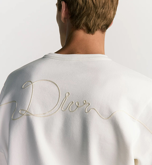 ディオール 新しい刺繍フリーススウェットシャツ