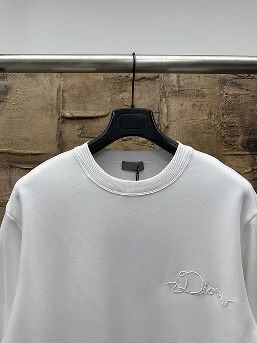 ディオール 新しい刺繍フリーススウェットシャツ