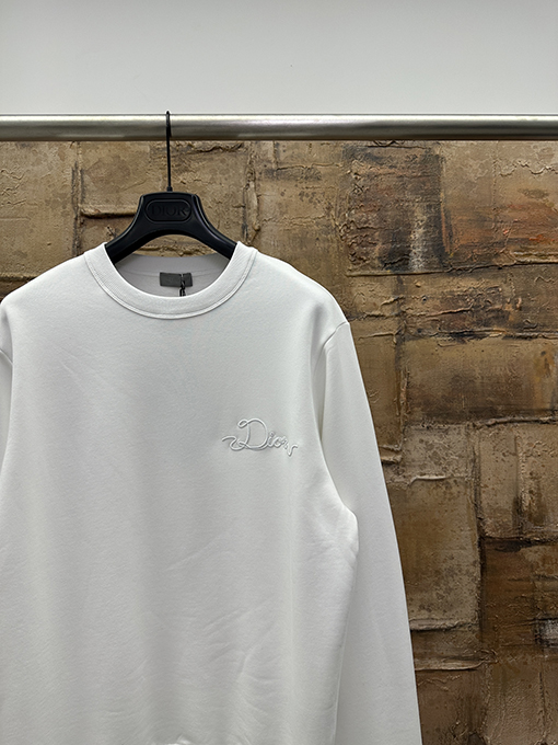 ディオール 新しい刺繍フリーススウェットシャツ