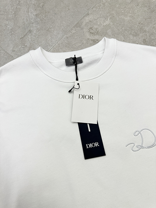 ディオール 新しい刺繍フリーススウェットシャツ