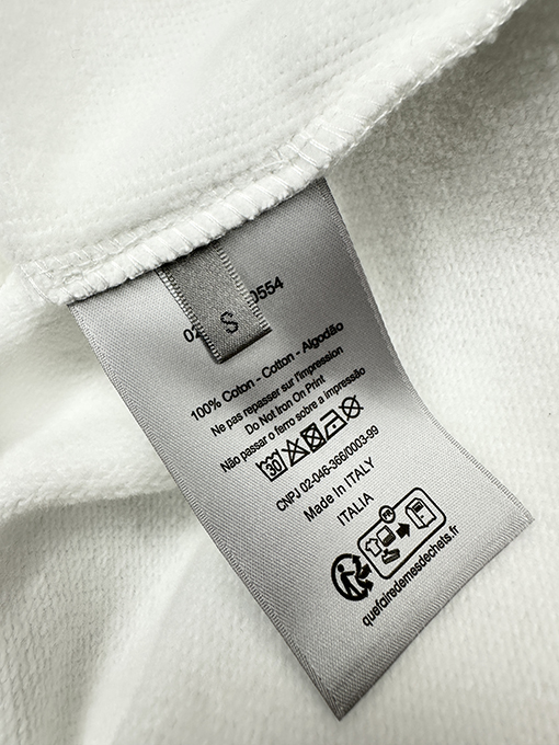 ディオール 新しい刺繍フリーススウェットシャツ