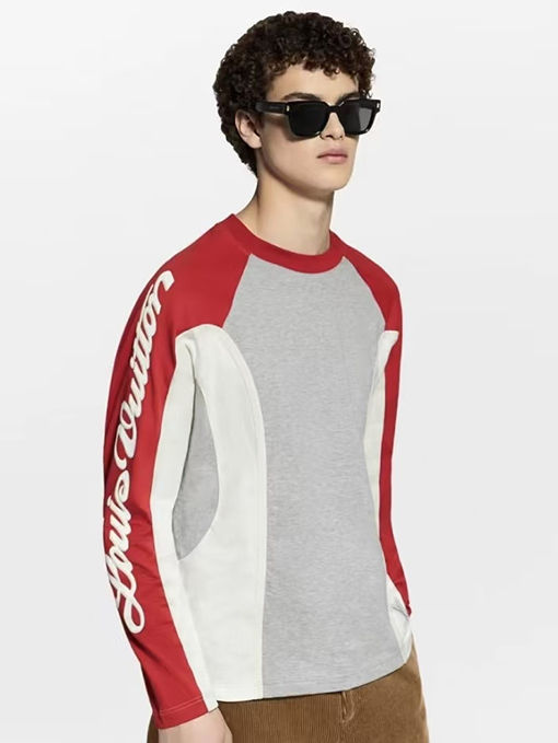 ルイヴィトン スキーシリーズ パッチワーク 長袖シャツ