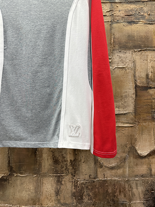 ルイヴィトン スキーシリーズ パッチワーク 長袖シャツ