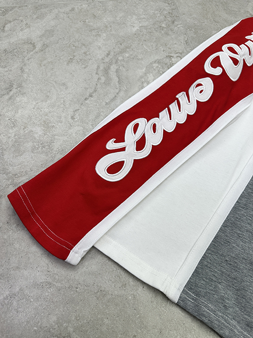 ルイヴィトン スキーシリーズ パッチワーク 長袖シャツ