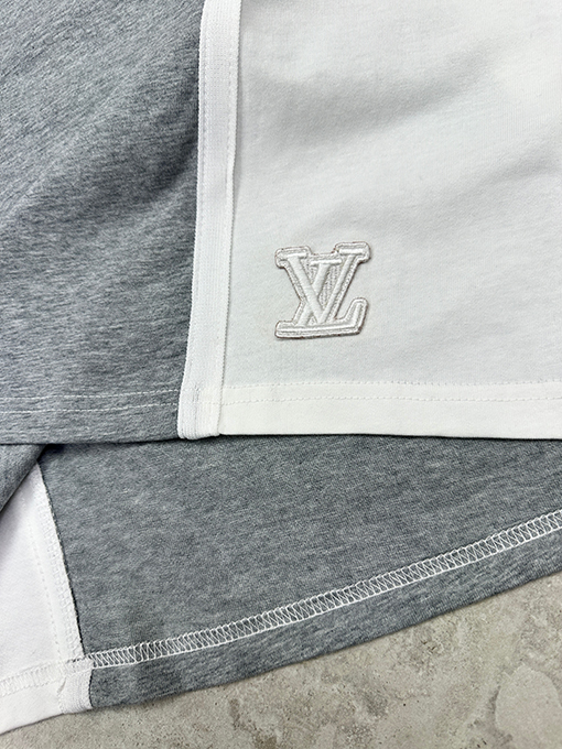 ルイヴィトン スキーシリーズ パッチワーク 長袖シャツ